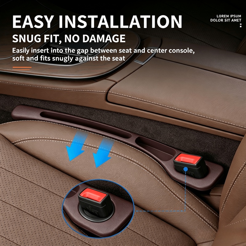 Car Seat Gap Filler Leak Proof - Car Accessories Hanging 评论和价格