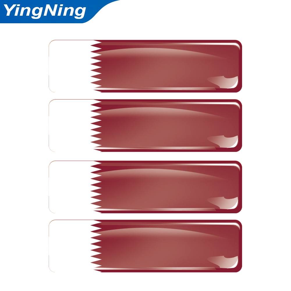 4PCS Qatar Flag Sticker Vinyl  - Qatar Car Accessories 评论和价格