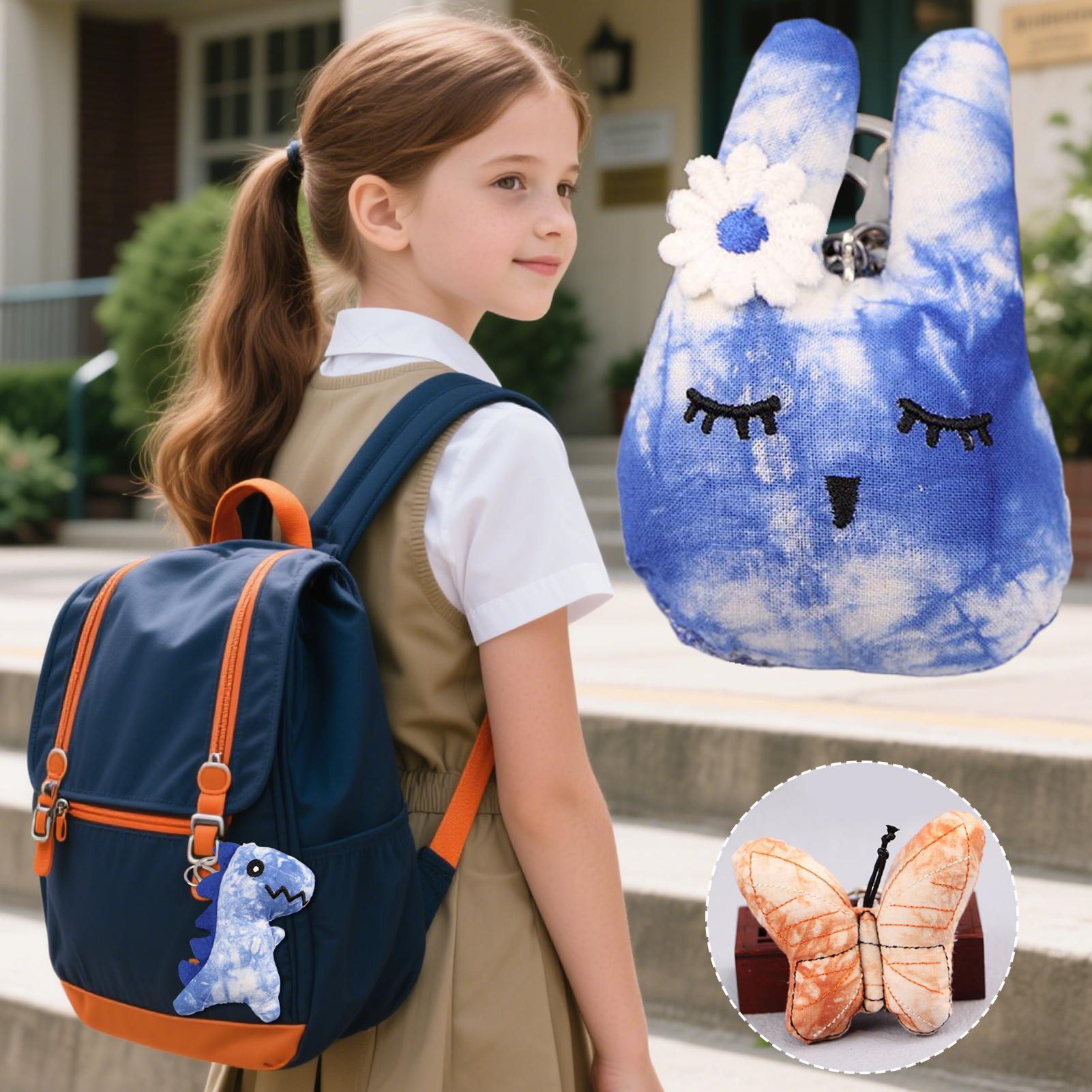 Dinosaur Plush Keychain Cute G - Car Accessories Girly 评论和价格