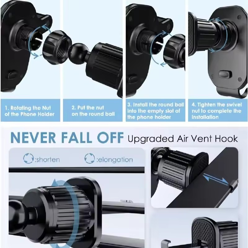 Universal Car Hook Base Phone  - Car Accessories Phone Holder 评论和价格