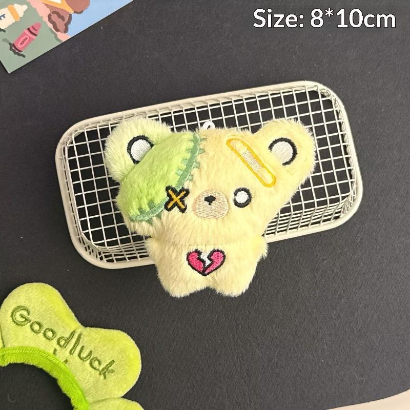 1Pc Mini Cartoon Plush Bear Do - Car Accessories Girly 评论和价格