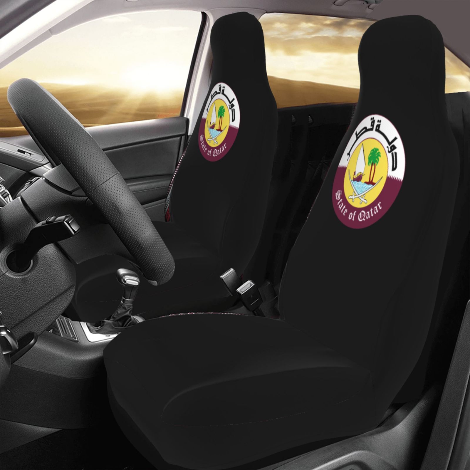 Qatar National Emblem Pattern  - Qatar Car Accessories 评论和价格