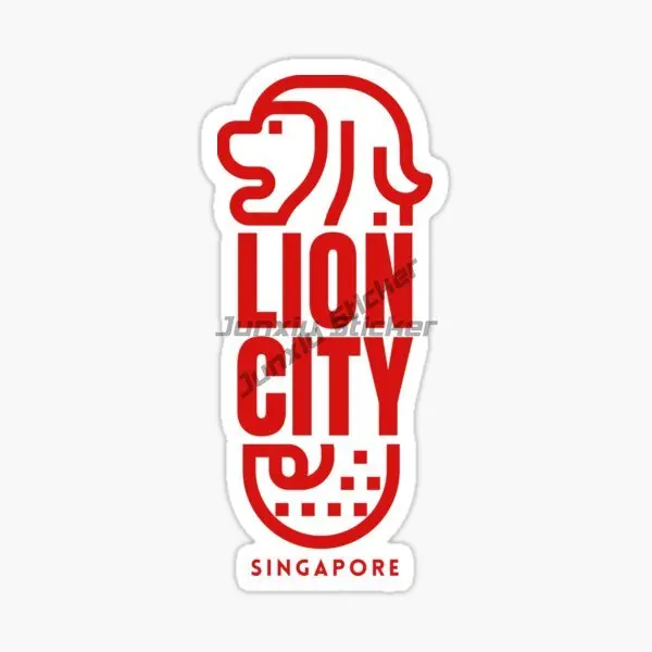 Singapore Flag Merlion Scenery - Car Accessories Singapore 评论和价格